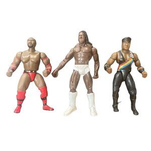 WWE Booker T Jakks  Pacific Wrestling Action Figure Ahmed Johnson Ron Simmons